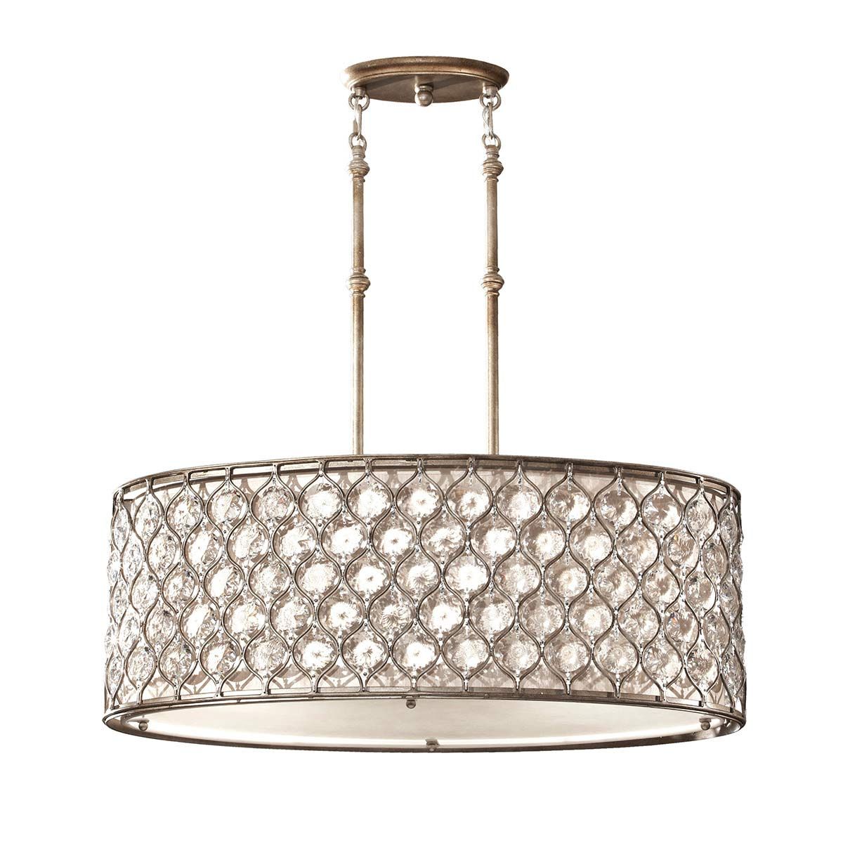 Feiss Pendant from the Lucia range. Lucia 3 Light Pendant Light – SKU FE-LUCIA-P-A