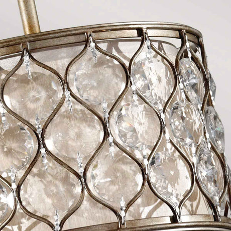 Feiss Pendant from the Lucia range. Lucia 1 Light Pendant Light Product Code = FE-LUCIA-P-C