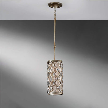 Feiss Pendant from the Lucia range. Lucia 1 Light Mini Pendant  Product Code = FE-LUCIA-P-D