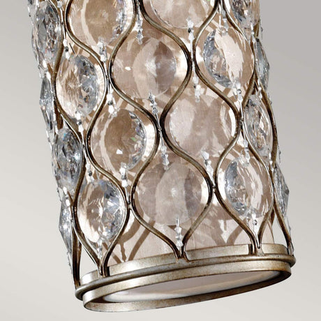 Feiss Pendant from the Lucia range. Lucia 1 Light Mini Pendant  Product Code = FE-LUCIA-P-D