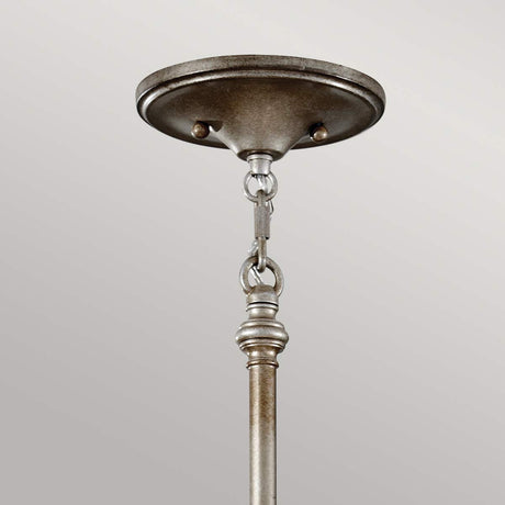 Feiss Chandelier from the Lucia range. Lucia 6 Light Chandelier  Product Code = FE-LUCIA-P-E-2TR