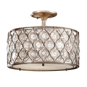 Feiss Ceiling Semi-Flush from the Lucia range. Lucia 1 Light Semi-Flush Light Product Code = FE-LUCIA-SF