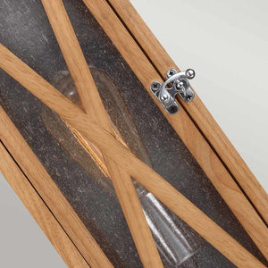 Feiss Outdoor Wall Light from the Lumiere range. Lumiere 1Lt Rectangle Wall Light  Product Code = FE-LUMIERE-S1OAK