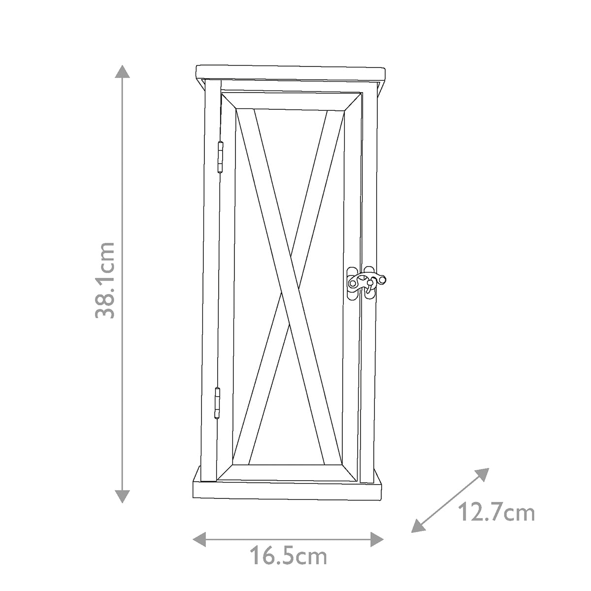Feiss Outdoor Wall Light from the Lumiere range. Lumiere 1Lt Rectangle Wall Light  Product Code = FE-LUMIERE-S1OAK