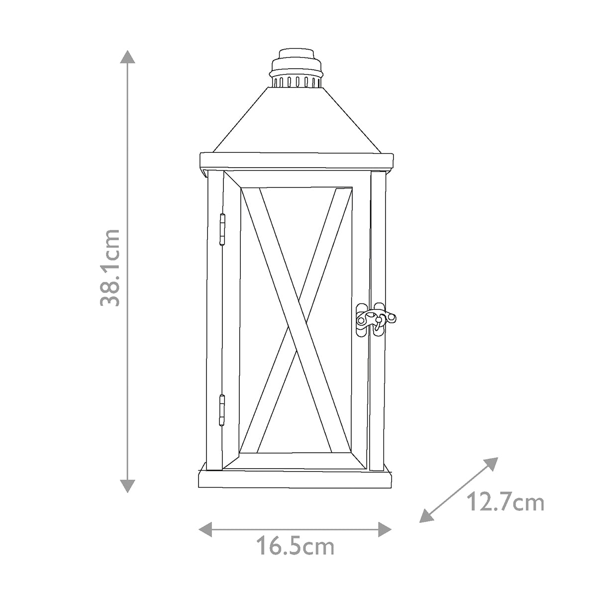 Feiss Outdoor Wall Light from the Lumiere range. Lumiere 1Lt Wall Light  Product Code = FE-LUMIERE-S2OAK