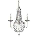 Feiss Chandelier from the Malia range. Malia 3Lt Chandelier Product Code = FE-MALIA3