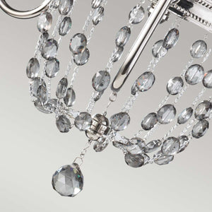 Feiss Chandelier from the Malia range. Malia 3Lt Chandelier Product Code = FE-MALIA3