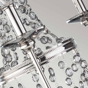 Feiss Chandelier from the Malia range. Malia 3Lt Chandelier Product Code = FE-MALIA3