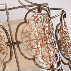 Feiss Ceiling Semi-Flush from the Marcella range. Marcella 3 Light Semi-Flush Product Code = FE-MARCELLA-SF
