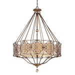 Feiss Chandelier from the Marcella range. Marcella 4 Light Chandelier Product Code = FE-MARCELLA4