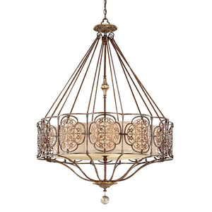 Feiss Chandelier from the Marcella range. Marcella 4 Light Chandelier Product Code = FE-MARCELLA4