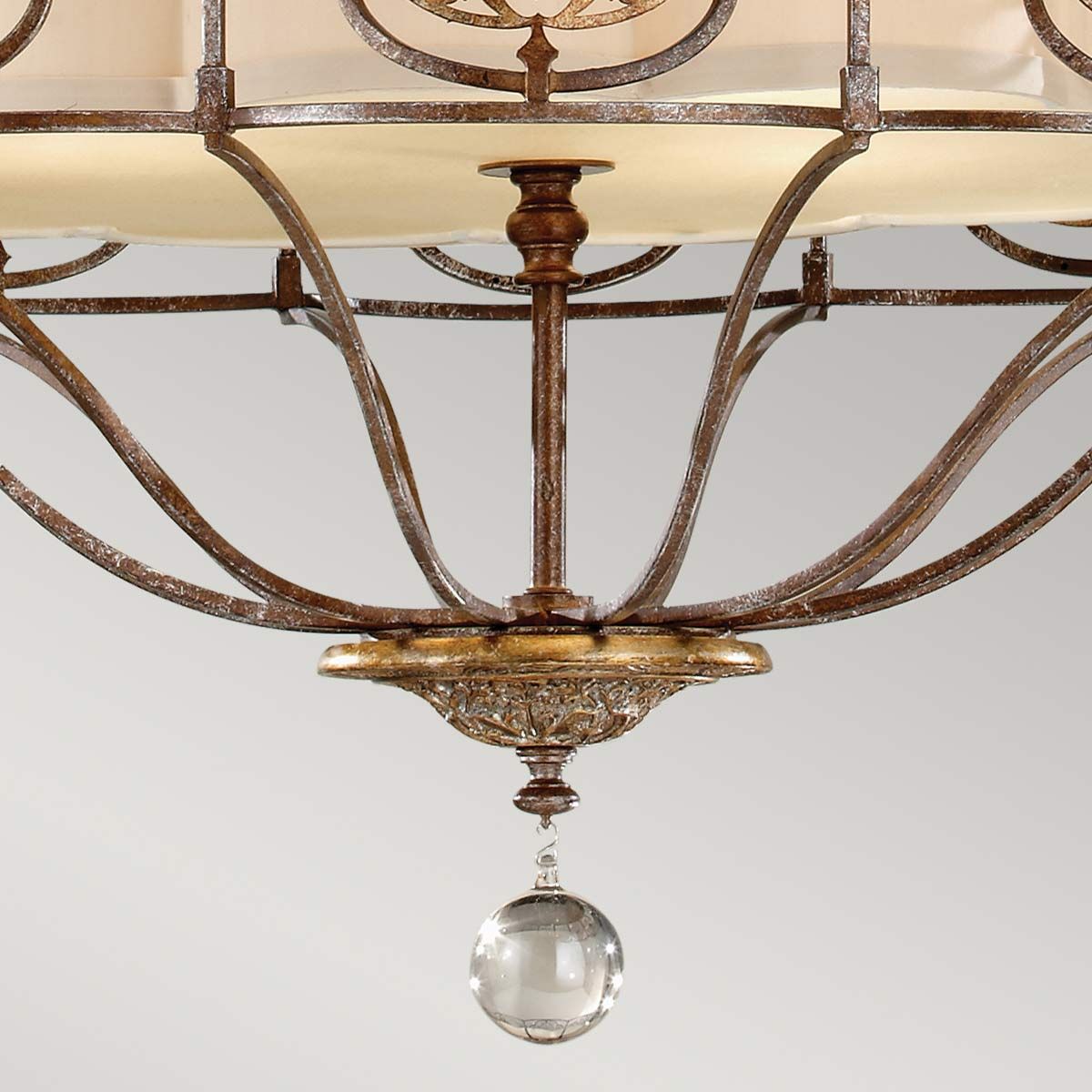 Feiss Chandelier from the Marcella range. Marcella 4 Light Chandelier – SKU FE-MARCELLA4