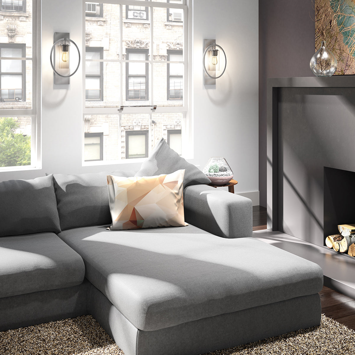 Feiss Wall Light from the Marlena range. Marlena 1 Light Wall Light Product Code = FE-MARLENA1-CH