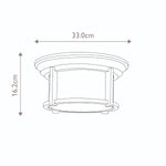 Feiss Ceiling Flush from the Merrill range. Merrill 2 Light Flush – SKU FE-MERRILL-F