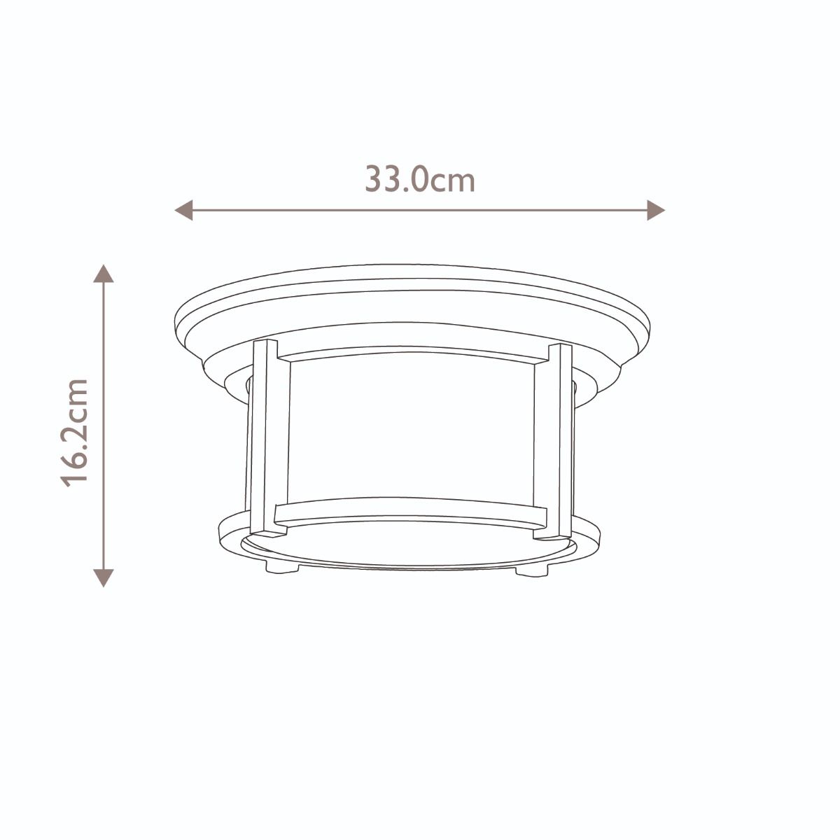 Feiss Ceiling Flush from the Merrill range. Merrill 2 Light Flush – SKU FE-MERRILL-F