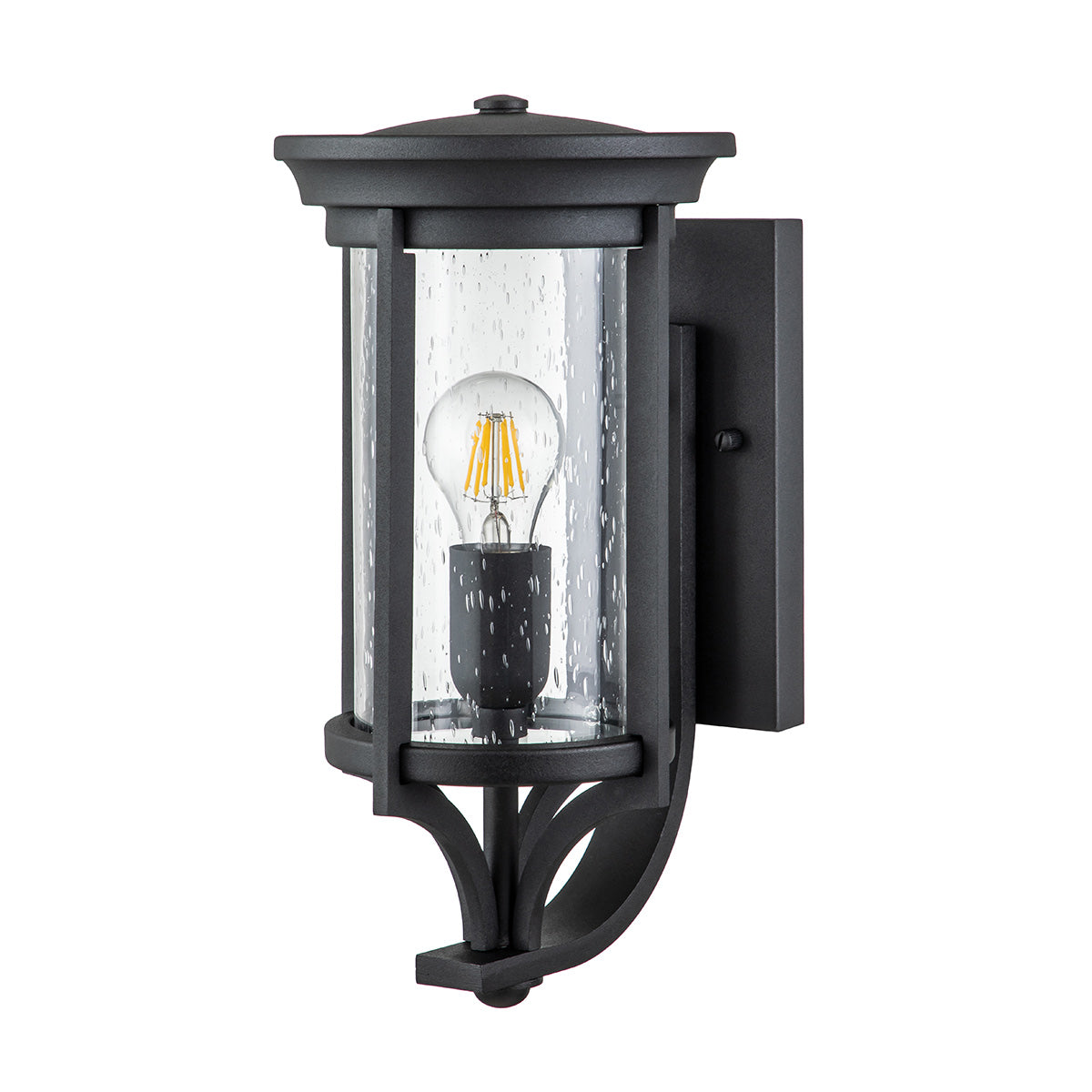 Feiss Outdoor Wall Light from the Merrill range. Merrill 1 Light Small Wall Lantern Product Code = FE-MERRILL1-S-BLK