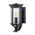 Feiss Outdoor Wall Light from the Merrill range. Merrill 1 Light Small Wall Lantern Product Code = FE-MERRILL1-S-BLK