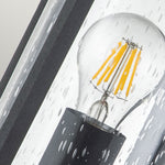 Feiss Outdoor Wall Light from the Merrill range. Merrill 1 Light Small Wall Lantern Product Code = FE-MERRILL1-S-BLK