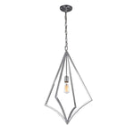 Feiss Pendant from the Nico range. Nico 1 Light Large Pendant - Polished Chrome Product Code = FE-NICO-P-L-CH
