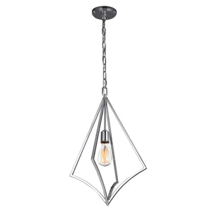 Feiss Pendant from the Nico range. Nico 1 Light Medium Pendant - Polished Chrome Product Code = FE-NICO-P-M-CH