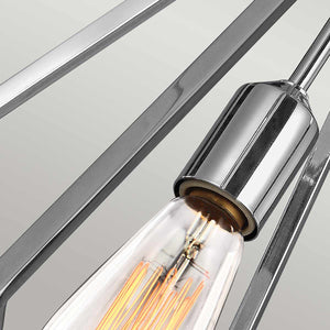 Feiss Pendant from the Nico range. Nico 1 Light Medium Pendant - Polished Chrome Product Code = FE-NICO-P-M-CH