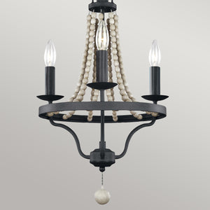 Feiss Chandelier from the Nori range. Nori 3 Light Chandelier Product Code = FE-NORI3-DWZ