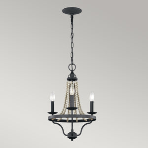 Feiss Chandelier from the Nori range. Nori 3 Light Chandelier Product Code = FE-NORI3-DWZ