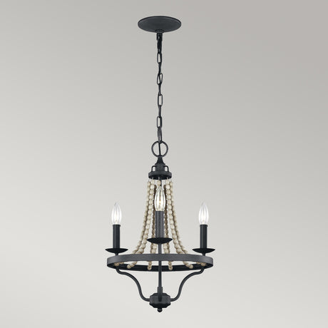 Feiss Chandelier from the Nori range. Nori 3 Light Chandelier Product Code = FE-NORI3-DWZ
