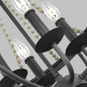 Feiss Chandelier from the Nori range. Nori 4 Light Chandelier Product Code = FE-NORI4-DWZ