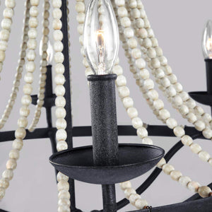 Feiss Chandelier from the Nori range. Nori 6 Light Chandelier Product Code = FE-NORI6-DWZ