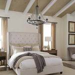 Feiss Chandelier from the Nori range. Nori 6 Light Chandelier Product Code = FE-NORI6-DWZ