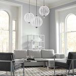 Feiss Pendant from the Oberlin range. Oberlin Large LED Pendant Product Code = FE-OBERLIN-P-L