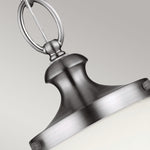 Feiss Pendant from the Parkman range. Parkman 1 Light Large Pendant Product Code = FE-PARKMAN-PL-PN