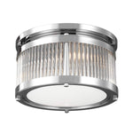 Feiss Ceiling Flush from the Paulson range. Paulson 2 Light Flush Product Code = FE-PAULSON-F-S