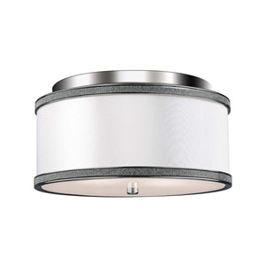 Feiss Ceiling Flush from the Pave range. Pave 2 Light Flush Product Code = FE-PAVE-F-S