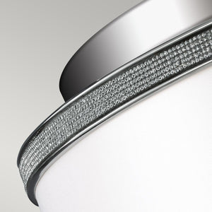 Feiss Ceiling Flush from the Pave range. Pave 2 Light Flush Product Code = FE-PAVE-F-S