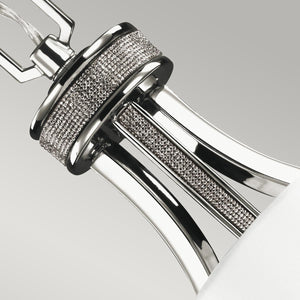 Feiss Chandelier from the Pave range. Pave 3 Light Chandelier Product Code = FE-PAVE3