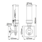 Feiss Wall Light from the Payne range. Payne 1 Light Wall Light – SKU FE-PAYN-OR1-BATH