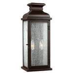 Feiss Outdoor Wall Light from the Pediment range. Pediment 2 Light Medium Wall Lantern Product Code = FE-PEDIMENT-M