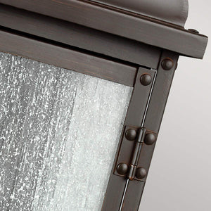 Feiss Outdoor Wall Light from the Pediment range. Pediment 2 Light Medium Wall Lantern Product Code = FE-PEDIMENT-M