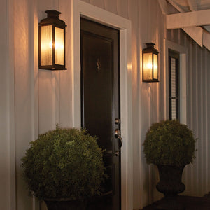 Feiss Outdoor Wall Light from the Pediment range. Pediment 2 Light Medium Wall Lantern Product Code = FE-PEDIMENT-M
