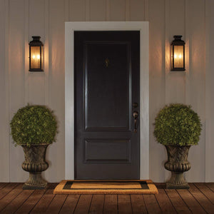 Feiss Outdoor Wall Light from the Pediment range. Pediment 2 Light Medium Wall Lantern Product Code = FE-PEDIMENT-M