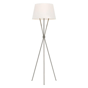 Feiss Floor Lamp from the Penny range. Penny 1 Light Floor Lamp - Polished Nickel Product Code = FE-PENNY-FL-PN
