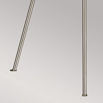 Feiss Floor Lamp from the Penny range. Penny 1 Light Floor Lamp - Polished Nickel – SKU FE-PENNY-FL-PN
