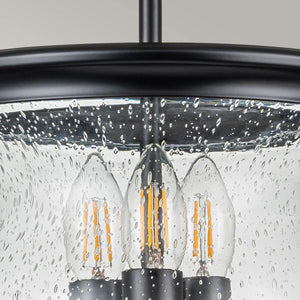 Feiss Ceiling Semi-Flush from the Pickering Lane range. Pickering Lane 3lt Semi-Flush - Black Product Code = FE-PICKERING-LANE-SF-BLK