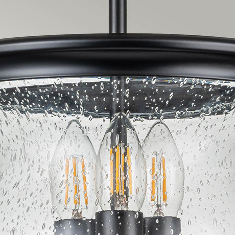 Feiss Ceiling Semi-Flush from the Pickering Lane range. Pickering Lane 3lt Semi-Flush - Black Product Code = FE-PICKERING-LANE-SF-BLK