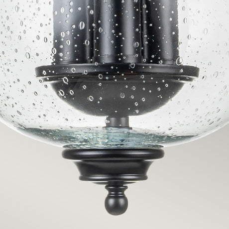 Feiss Ceiling Semi-Flush from the Pickering Lane range. Pickering Lane 3lt Semi-Flush - Black Product Code = FE-PICKERING-LANE-SF-BLK