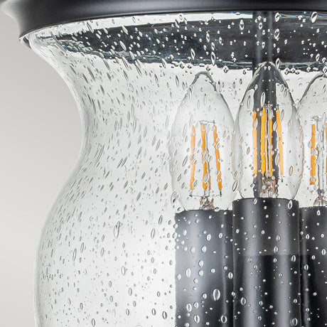 Feiss Ceiling Semi-Flush from the Pickering Lane range. Pickering Lane 3lt Semi-Flush - Black Product Code = FE-PICKERING-LANE-SF-BLK
