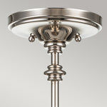 Feiss Ceiling Semi-Flush from the Pickering Lane range. Pickering Lane 3lt Semi-Flush - Polished Nickel Product Code = FE-PICKERING-LANE-SF-PN
