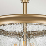 Feiss Ceiling Semi-Flush from the Pickering Lane range. Pickering Lane 3lt Semi-Flush - Painted Natural Brass Product Code = FE-PICKERING-LANE-SF-PNBR